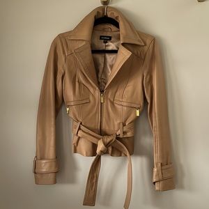 Bebe Genuine Leather Jacket